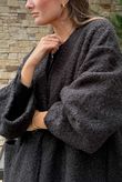 Norbury Japanese Duster Coat Black /20=